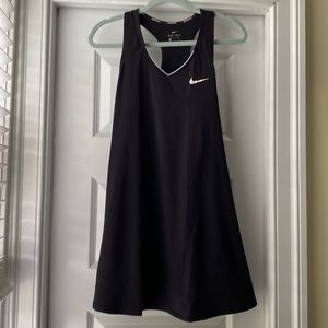 Nike tennis dress NWT, dri-fit w/racer back, black, small